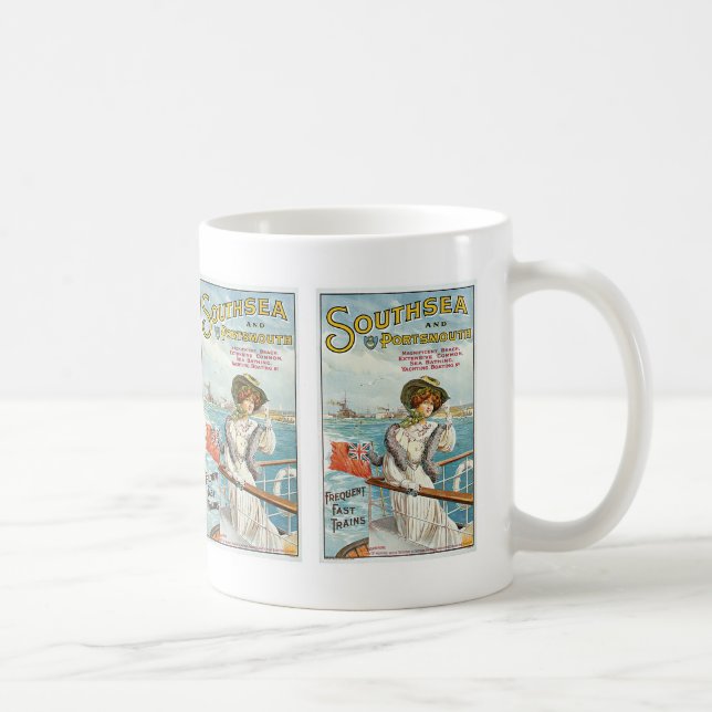 Southsea and Portsmouth Coffee Mug (Right)