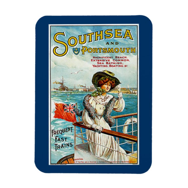 Southsea and Portsmouth Magnet (Vertical)