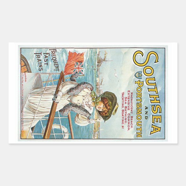 Southsea and Portsmouth Sticker (Front)