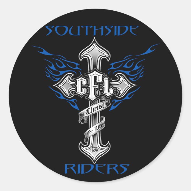 Southside Riders Helmet Sticker (Front)