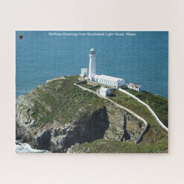 Southstack Light House Wales Jigsaw Puzzle (Horizontal)