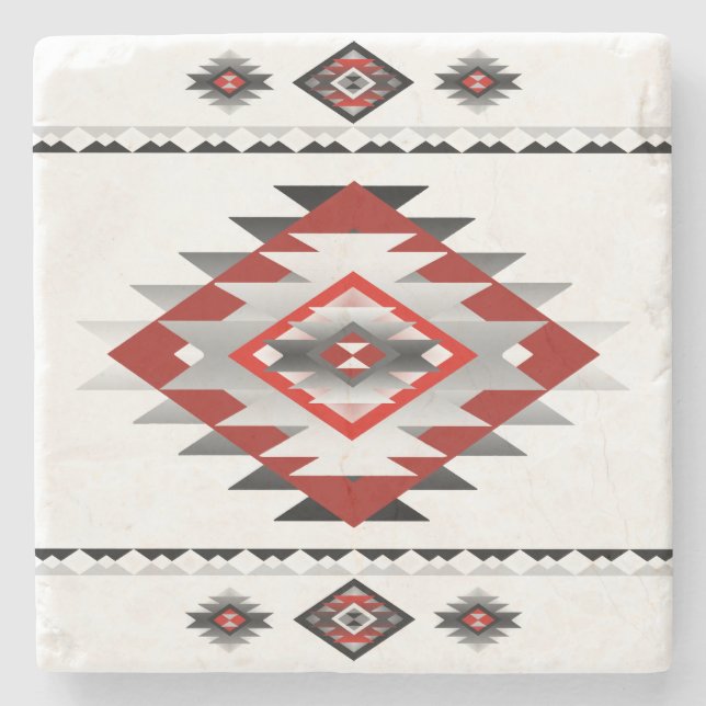 Southwest 5 Design Stone Coaster (Front)