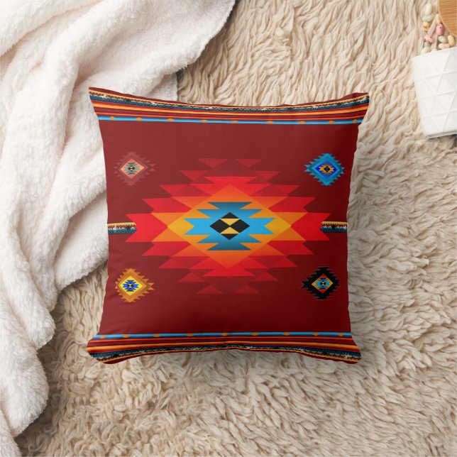Southwest 7, 2-sided changable colours throw pillow (Blanket)