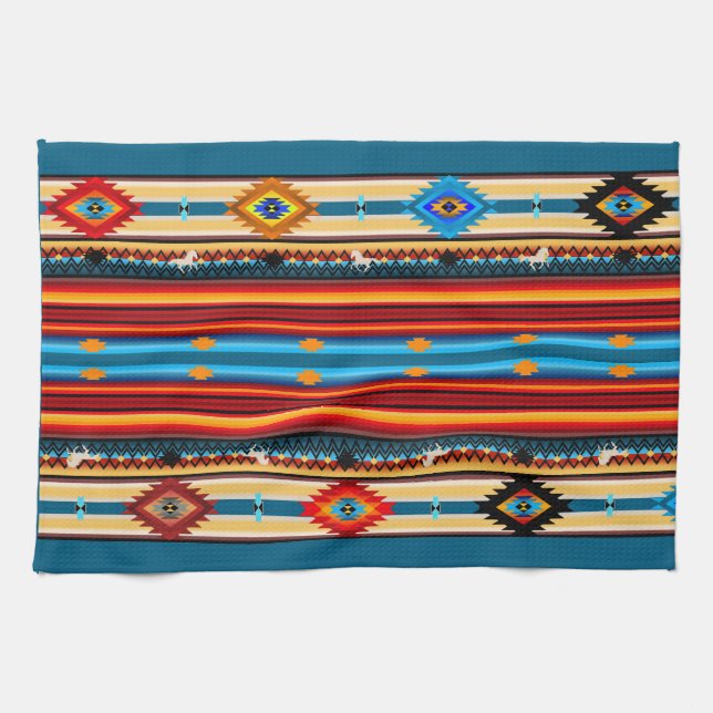 Southwest 7, changeable colour kitchen towel (Horizontal)