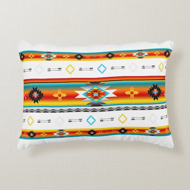 Southwest 8, 2-sided, changeable colours accent pillow (Front)