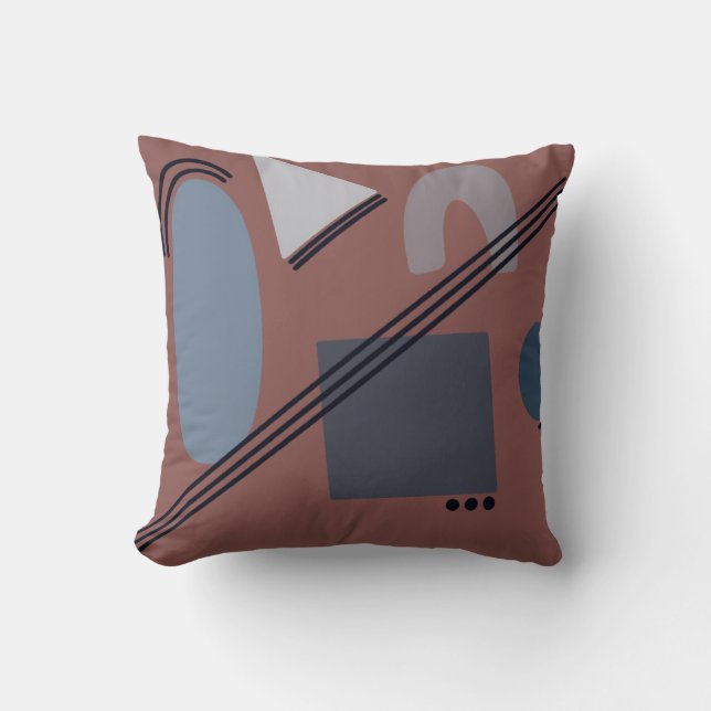Southwest Abstract Throw Pillow (Front)