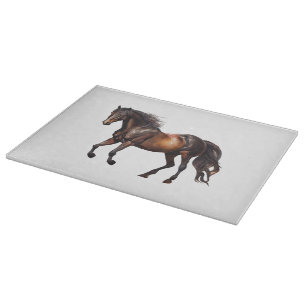 Southwest Animal Horse Cowboy Cowgirl  Cutting Board