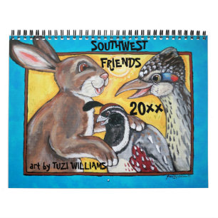 Southwest Animals Wildlife Calendar Cute Any Year
