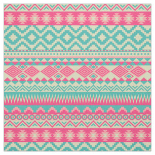 Southwest aztec pattern colourful fabric