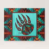 Southwest Bear Paw Jigsaw Puzzle