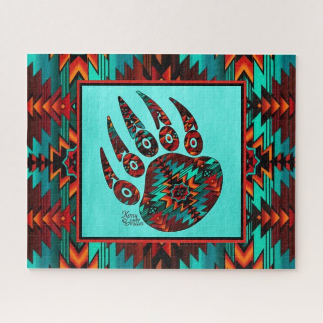 Southwest Bear Paw Jigsaw Puzzle (Horizontal)