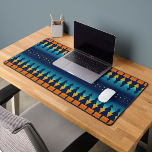 Southwest Blanket Style Sunset Pines Desk Mat