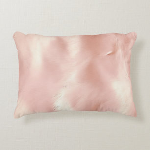Southwest Blush Pink Cowgirl Cowhide Accent Pillow