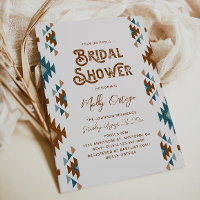 Southwest Bridal Shower Invitation | Western