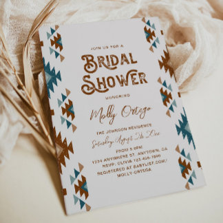 Southwest Bridal Shower Invitation | Western