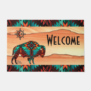 Southwest Buffalo Doormat