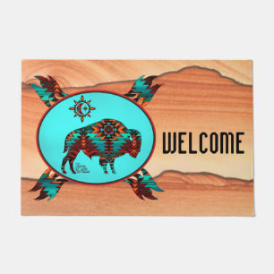 Southwest Buffalo Doormat