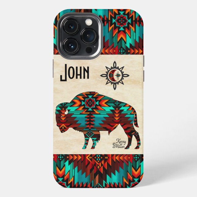Southwest Buffalo  iPhone Case (Back)