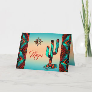 Southwest Cactus & Sun Mother's Day Card