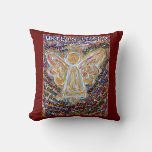 Southwest Cancer Angel Decorative Throw Pillow
