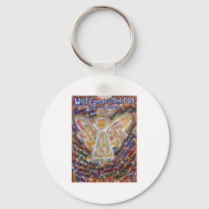 Southwest Cancer Angel Keychain