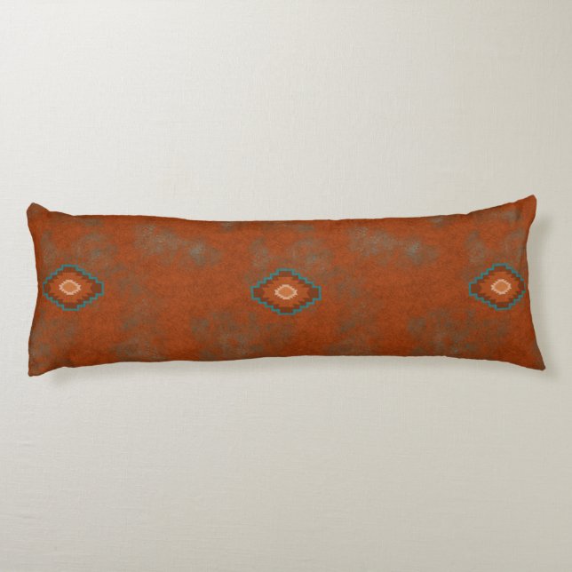 Southwest Canyons Diamond Body Pillow (Back)