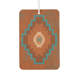 Southwest Canyons Geometric Diamond Custom Initial Air Freshener