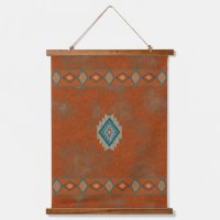 Southwest Canyons Geometric Diamonds Design