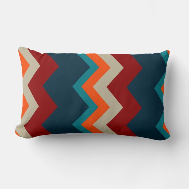 Southwest Chevron Lumbar Pillow (Front)