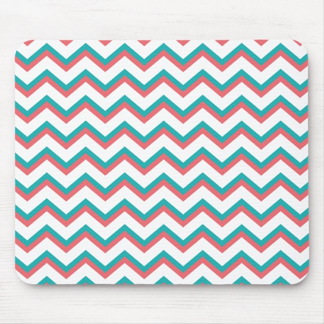 Southwest Chevron Pattern Mouse Pad (Front)