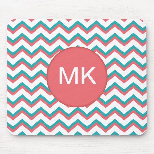 Southwest Chevron Pattern Mouse Pad (Front)