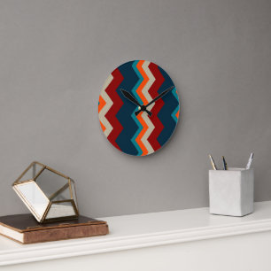 Southwest Chevron Round Clock