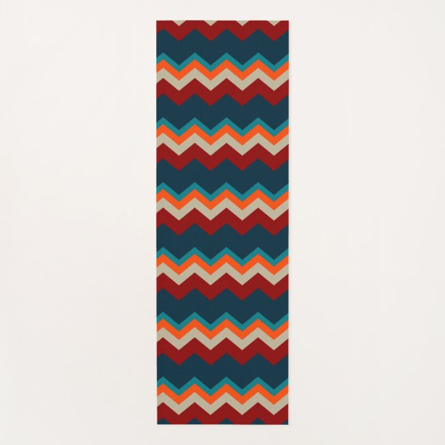 Southwest Chevron Yoga Mat (Front)