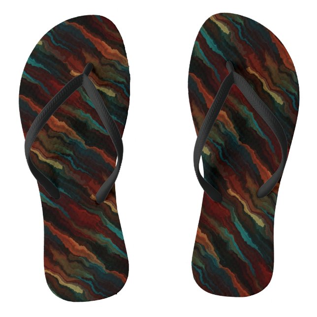 Southwest Colour Blend Flip Flops (Footbed)