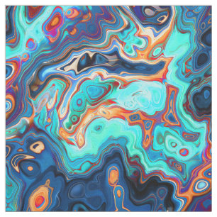 Southwest Colours Marbled Abstract Fabric