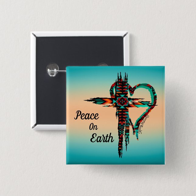 Southwest Cross Button (Front & Back)