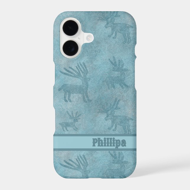 Southwest Deer Rock Drawing Design Personalized (Back)