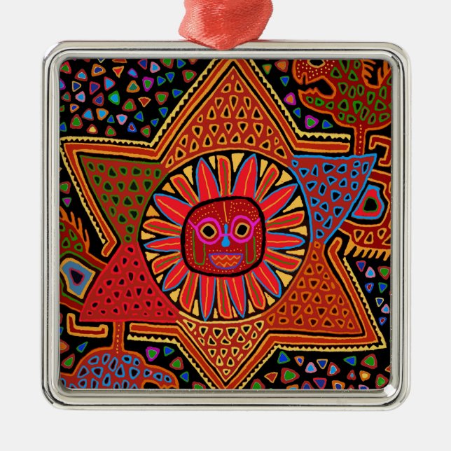 Southwest Del Sol Metal Ornament (Front)