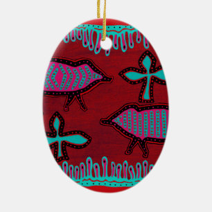 Southwest Desert Animals Ceramic Ornament