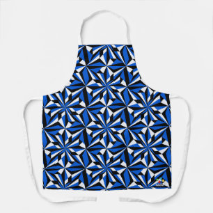 Southwest Desert Flowers in Blue Apron
