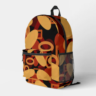 Southwest Desert Landscape Colours Abstract Art Printed Backpack