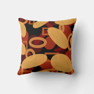 Southwest Desert Landscape Colours Abstract Art Throw Pillow