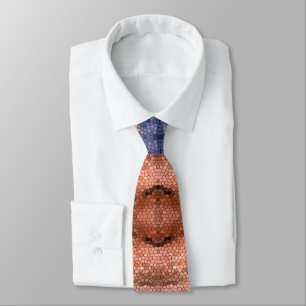 Southwest Desert Mosaic Sunset Neck Tie