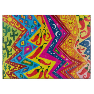 Southwest Desert Pattern Cutting Board