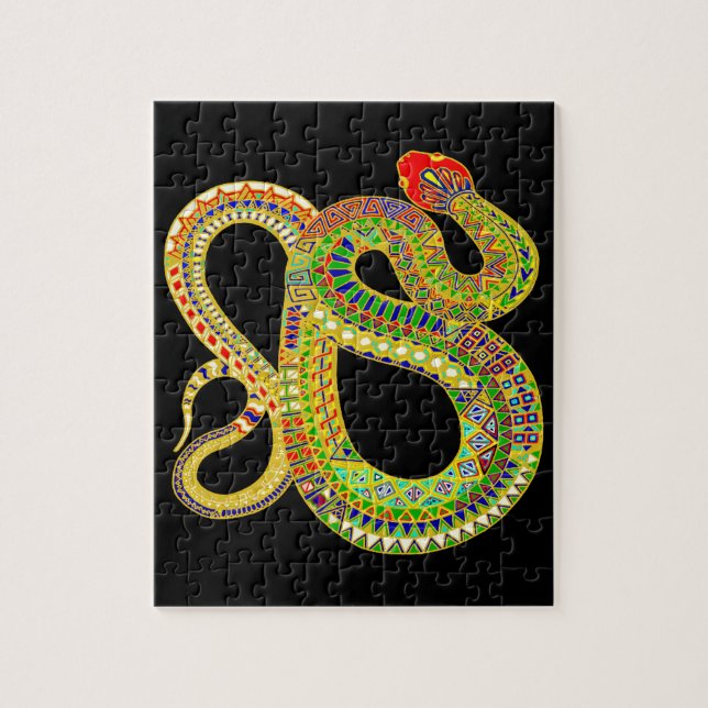 Southwest Desert Rattler Jigsaw Puzzle (Vertical)