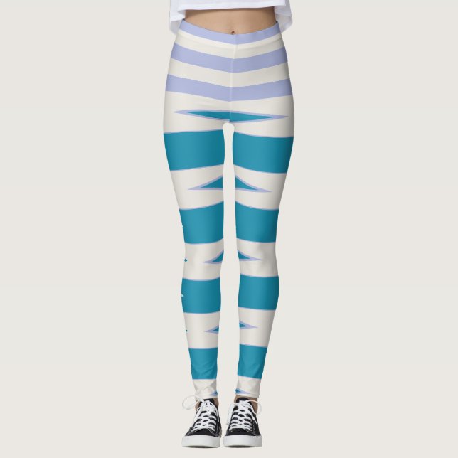 Southwest Design 1 Chiffon Scarf Leggings (Front)