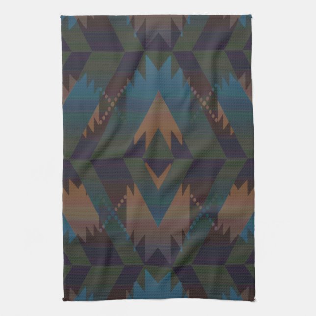 Southwest Design Aztec Print Kitchen Towel (Vertical)