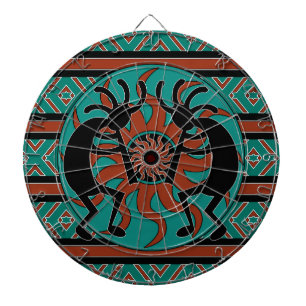 Southwest Design Dancing Kokopelli Dartboard
