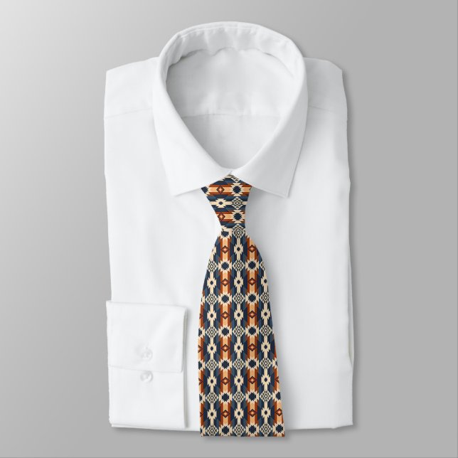 Southwest Design Neck Tie (Tied)