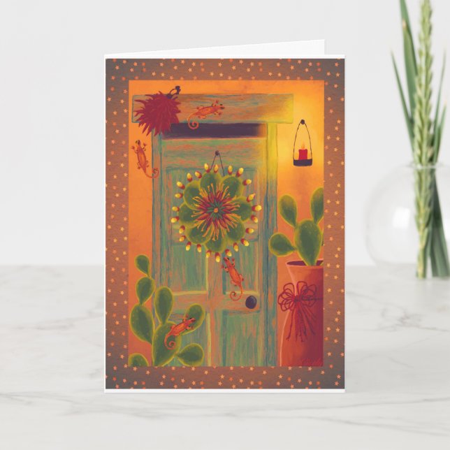 Southwest Door  Holiday Card (Front)